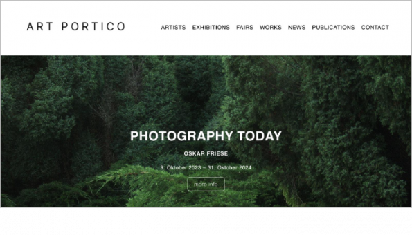 Design Websites für Galerien und Kunstmanagement